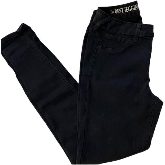 Women’s Black Denim Midrise Ankle Jeans Jeggings Size 4 - Picture 2 of 4